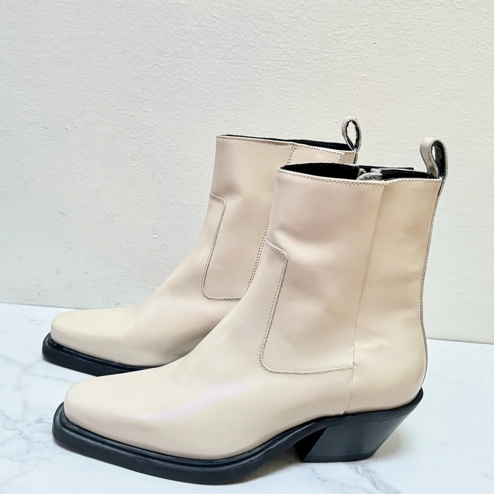 STINE GOYA Leather Gurly 1472 Square Boot